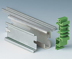 From left TH35, G32 and TH15 DIN rails