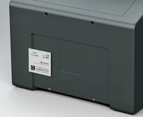 Recess for product label