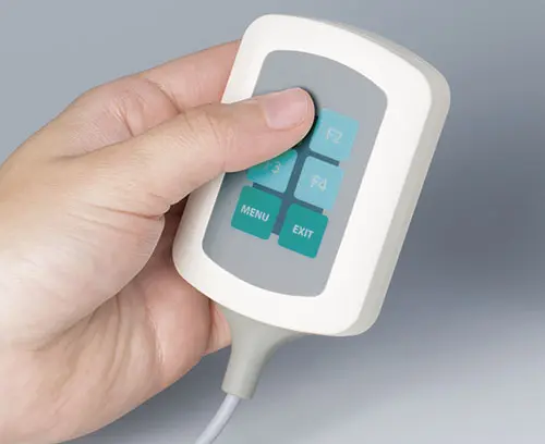 Cable gland acts as kink protection; with integrated strain relief