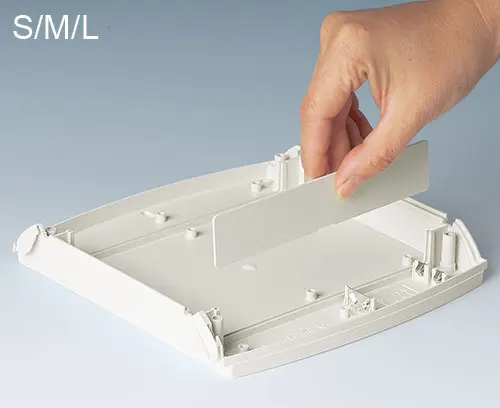 Slot-in panels for interior partitions (acc. S, M, L)