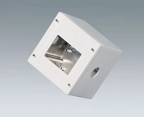SNAPTEC enclosure with aluminium coating and machining