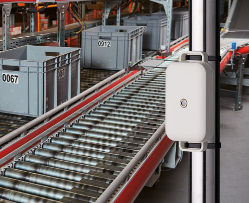 Example of an EASYTEC enclosure application with sensor in an industrial environment