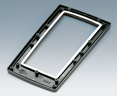 Top part for aluminium front panel assembly with sealing