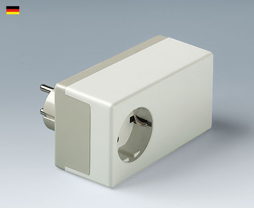 PLUG CASE D with integrated socket