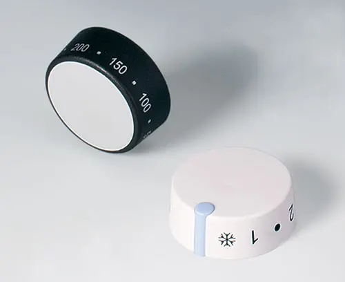 Tuning knobs with all-round printing