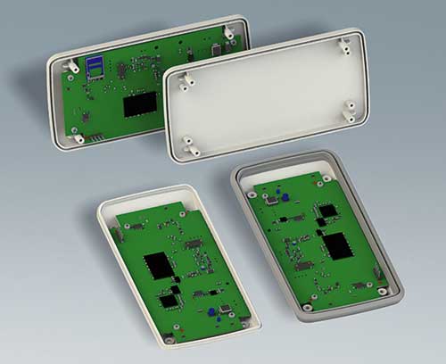 PCB mounting in top and bottom part
