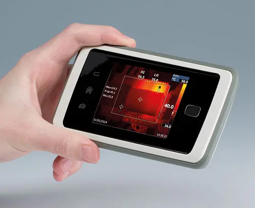 Can be used horizontally as a handheld enclosure