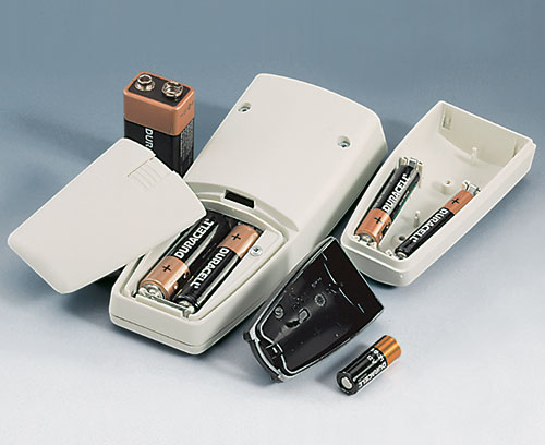 Accept batteries: AAA, AA, 9 V or 12 V round cell