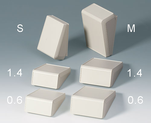 2 sizes, recessed areas 0.6 mm (labels) or 1.4 mm (membrane keypads) deep