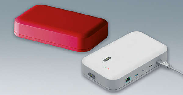 Custom colour EVOTEC plastic electronic enclosures