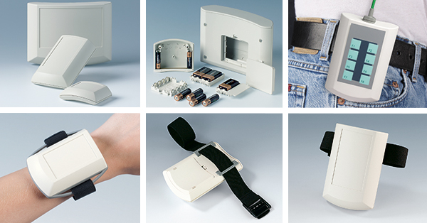 Ergo-Case wearable electronics enclosures
