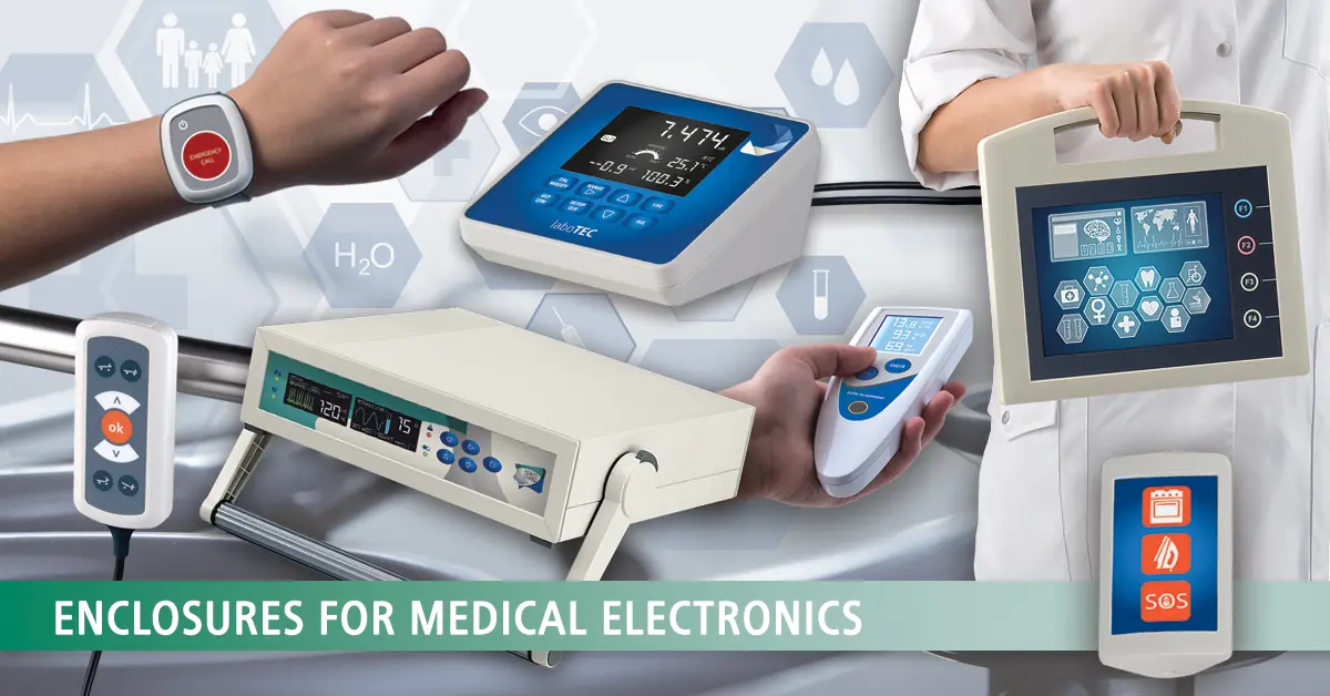 Enclosures for medical electronics